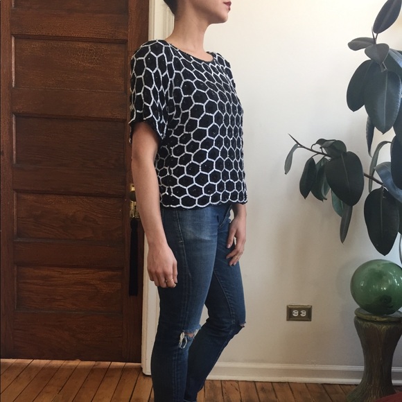 Vintage beaded top - Picture 4 of 8